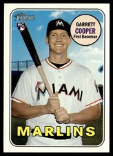 2018 Topps Heritage Garrett Cooper Rookie Miami Marlins #563