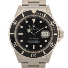 Rolex Rolex SUBMARINER DATE 16610 SS SS AT black dial