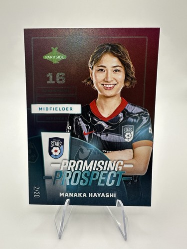 2025 NWSL Parkside Promising Prospect Manaka Hayashi #PP-8 Shimmer Foil /30
