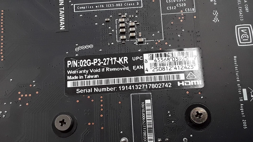 EVGA GT710 Video Card PN 02G-P3-2717-KR - Image 4 of 4