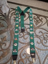 Vintage Warner Bros Looney Tunes Suspenders Christmas Tweety Sylvester Bugs Taz