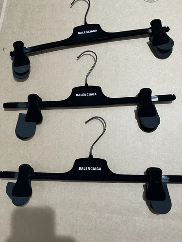 3 Balenciaga abiti autentici abbigliamento nuovi appendiabiti marca reale da venditore USA