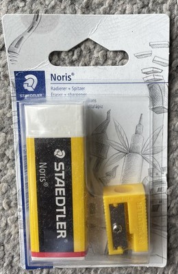 Staedtler Radiergummi + Bleistiftspitzer Set Made In Germany Top Marke