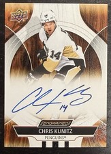 2024-25 Upper Deck Engrained Icons Chris Kunitz Base Auto Pittsburgh Penguins
