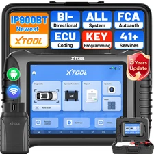 XTOOL IP900BT OBD2 Scanner Diagnostic Tool Bidirectional Full System ECU Coding