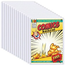 Yesogreat 20Pack Comic Book Toploaders - 7.6x11 Inch Premium PVC Hard Sleeves