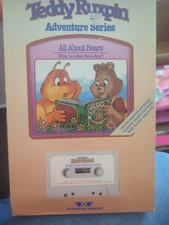 1985 Teddy Ruxpin Adventure Series All About Bears Book Cassette Sealed New Wow 