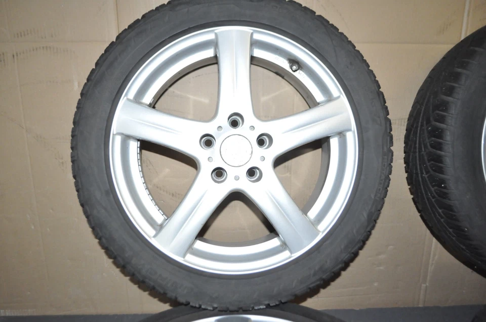 VW Golf 6 und 7 Enzo 17 Zoll Alufelgen Winterreifen Winterräder 225/45R17 91H - Bild 2 von 4