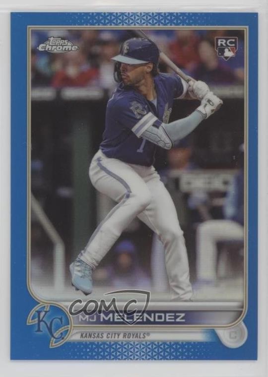 2022 Topps Chrome Update Blue Refractor 10/199 MJ Melendez #USC38 Rookie RC s1i