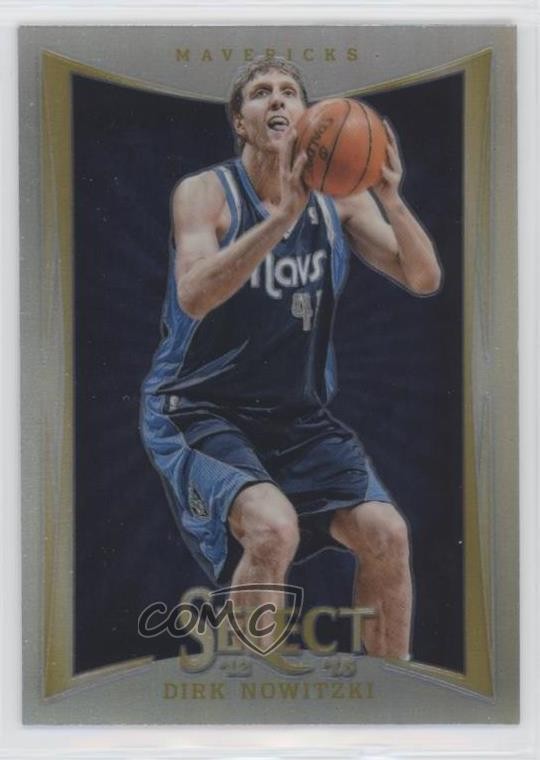 2012-13 Panini Select Silver Prizm Dirk Nowitzki #27 HOF 3z3