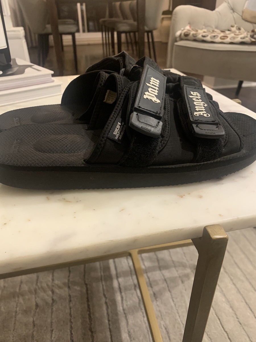 Palm Angels x Suicoke Black Slides Sandals. Size 10 | eBay