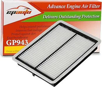 Replacement Engine Air Filter for Select Models 11.8''Wx8.5''Dx1.7''H