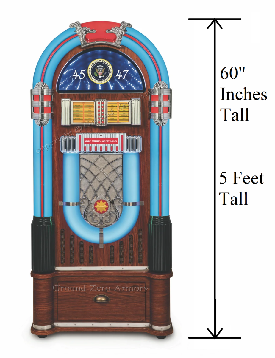 洋楽 ENGLISH JUKEBOX President Trump Bluetooth JUKEBOX, Crosley Juke Box, USA MAGA Flag