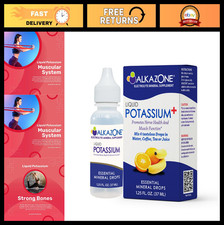 Liquid Potassium Supplement  Fast Absorption, Concentrated, Tasteless  1.25 Oz