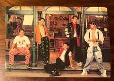 New Kids On The Block Postcard Group Photo 1991 4x6 Winterland Big Step