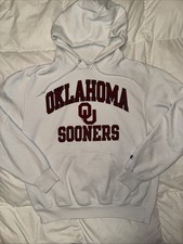 Oklahoma Sooners Champion Hoodie White Size M