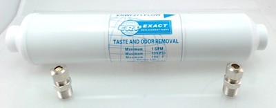 In Line Water Filter, Taste & Odor Removal, 10'' ,  WF271