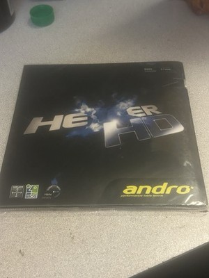 Andro Hexer HD Table Tennis and Ping Pong Rubber New 2,1 Mm Black LOWEST PRICE