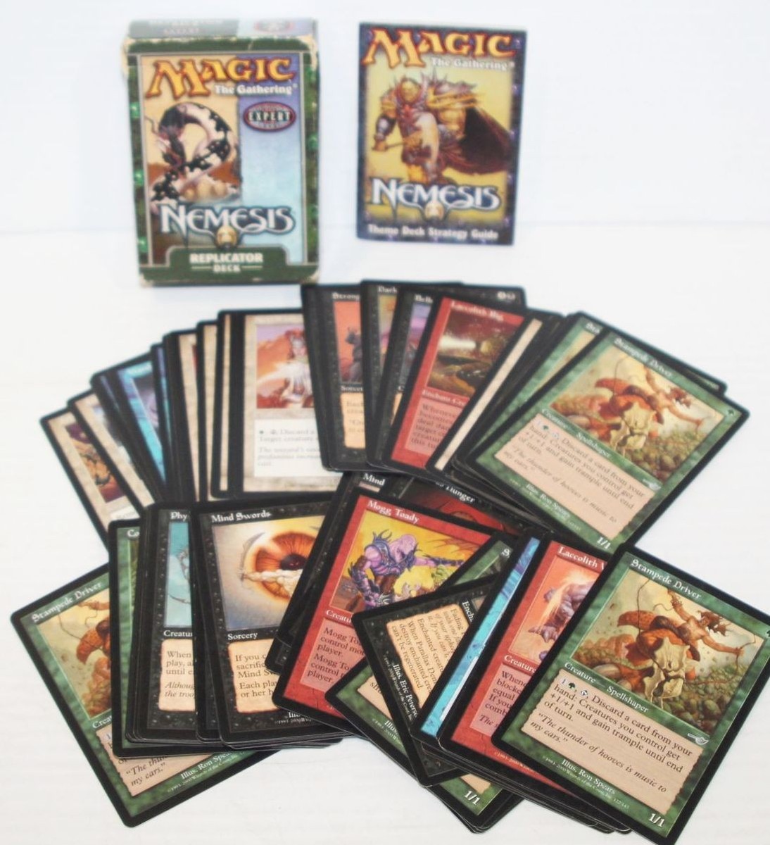 Vintage Magic The Gathering Nemesis Replicator Theme Deck MTG Open Vintage Magic The Gathering Nemesis Replicator Theme Deck MTG Open