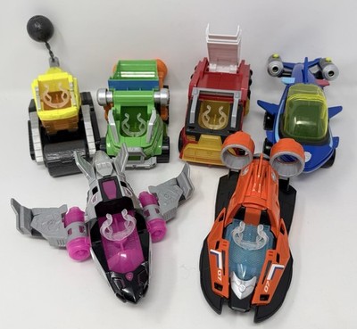 Lot X6 PAW Patrol Lights Sound Mighty Movie Vehicle Lot Zuma Chase Skye Rubble