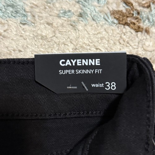 Neu mit Etikett Prps Stretch Cayenne Super Skinny schwarze Jeans Größe 38 x 34 - Bild 5 von 7