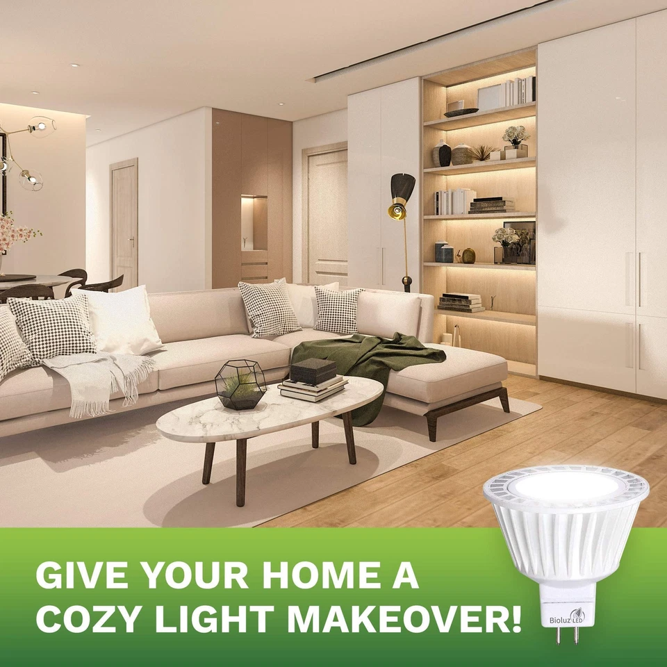 10 Pack MR16 LED Bulb Dimmable 50W Halogen Replacement 3000K 7w 12V AC DC UL ... - Image 4 of 4