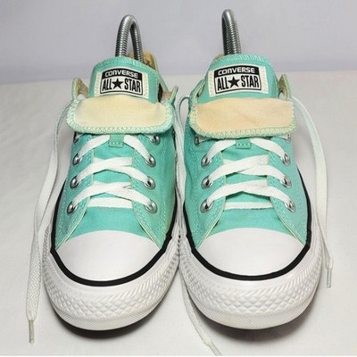 Converse Womens Size 9 Double Tongue Chuck Taylor All Star Sea Green sneakers.