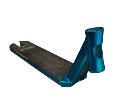 Stunt Scooter LUCKY Prospect Deck blau/grün gebrauchter Zustand