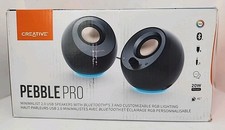 NEW Creative Pebble Pro Minimalist 2.0 USB-C Speaker with Bluetooth