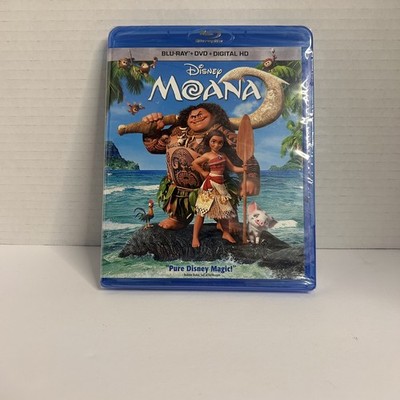 Moana Blu-ray 2017 Disney Animation Dwayne Johnson Auli'i Cravalho