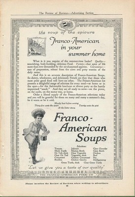Magazine Ad - 1916 - Franco-American Soup