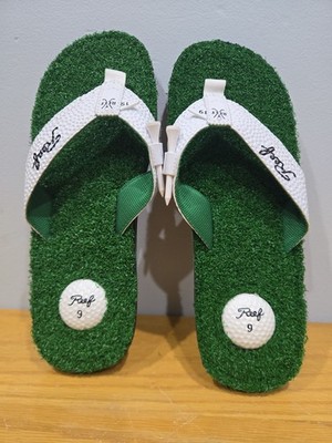 Reef Mulligan II Mens 9 Turf Flip Flops With Tees (Bottle Openers On Bottom)