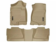 Husky Weatherbeater Front2nd Row Floor Mats 3 Pc Fits Many 07-14 Chevy Gmc Tan Husky Weatherbeater Front2nd Row Floor Mats 3 Pc Fits Many 07-14 Chevy Gmc Tan