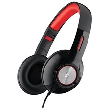 iHome Wired On-Ear Foldable Adjustable Headphones with Travel Pouch-Black iB45B