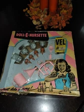 VINTAGE DOLL-E-NURSETTE BY AMSCO TOY COMPLETE UNUSED IN BOX