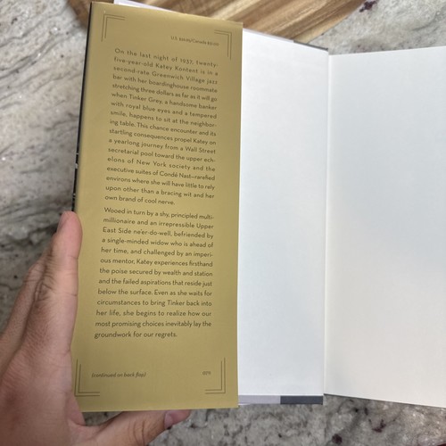 Rules Of Civility Amor Towles Viking First Edition 1st Printing 2011 HB - Picture 9 of 14