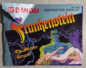 Frankenstein The Monster Returns (Nintendo NES) Complete Box CIB Authentic Rare