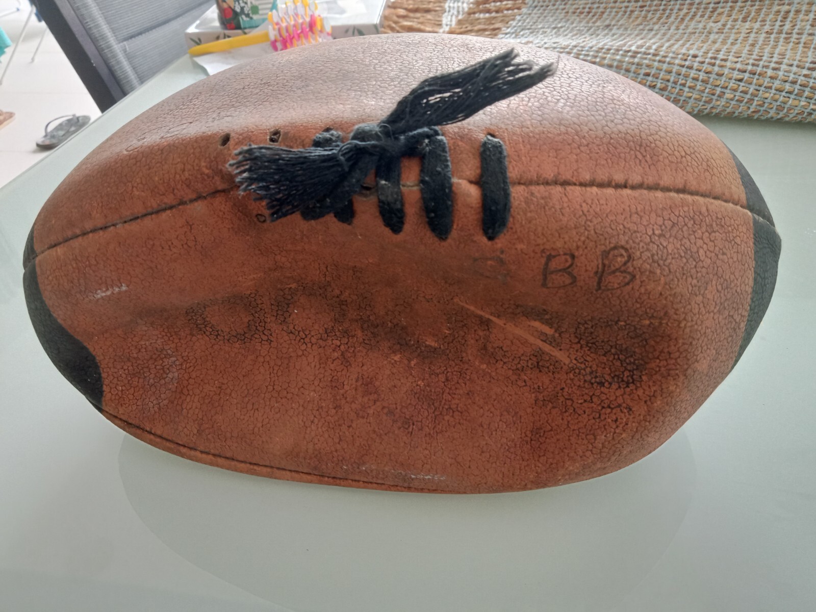 Vintage Adidas Rugby Ball eBay