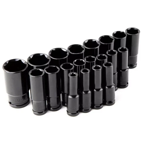 20x Deep Impact Socket Set 1/2 Inch Drive 6 Point Metric 8-32mm Heavy Duty Kits - Picture 8 of 14