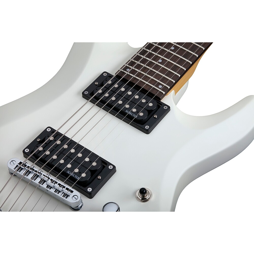 Schecter Guitars 438 C-7 Deluxe 7-String Guitar, Rosewood