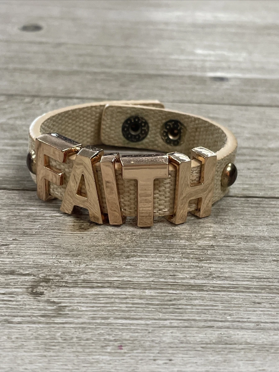 Women s Gold Tone Tan BCBGeneration Faith Bracelet eBay