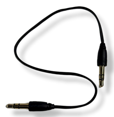 3.5mm Jack Male to Male Stereo Audio Cable - Black