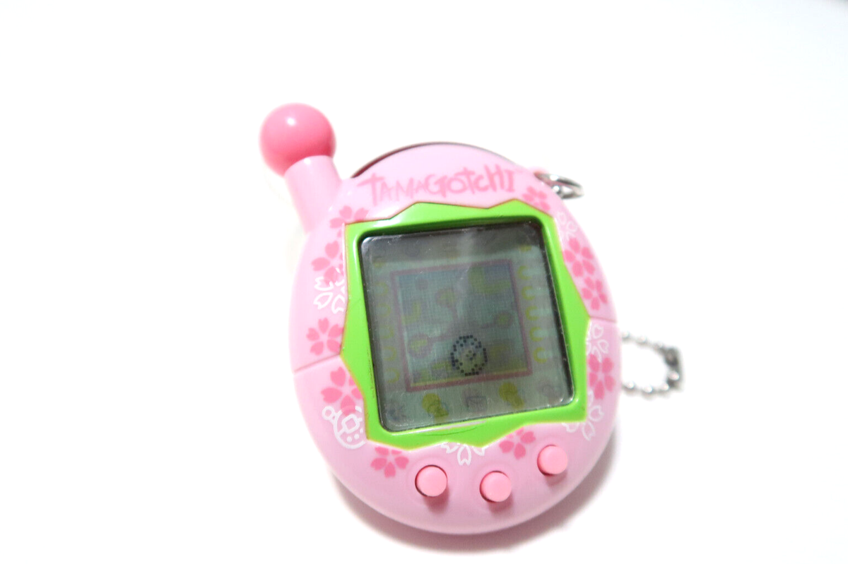 Tamagotchi v4 Bandai Connection Pink Sakura English EU Exclusive