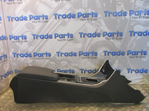 2016 JAGUAR XE CENTRE CONSOLE WITH ARM REST BLACK LEATHER #27822