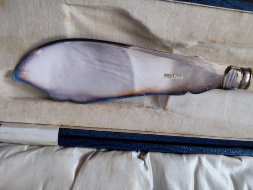 Victorian Silver Plate Fish Servers Boxed Set (M10) - Picture 7 of 14