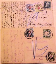 SWITZERLAND DUE BAVARIA BADKISSINGEN JY 1911 B/S ENGELBERG ALSO ABBURG DE 1910