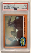 1977 Star Wars #293 A Friendly Chat Among Alien Friends! PSA 6 EX-MT
