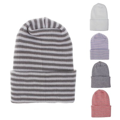 Infant Stripped Fetal Hat Beanie Hat Neues Krankenhaus Cap Baby Boy Girl Hat