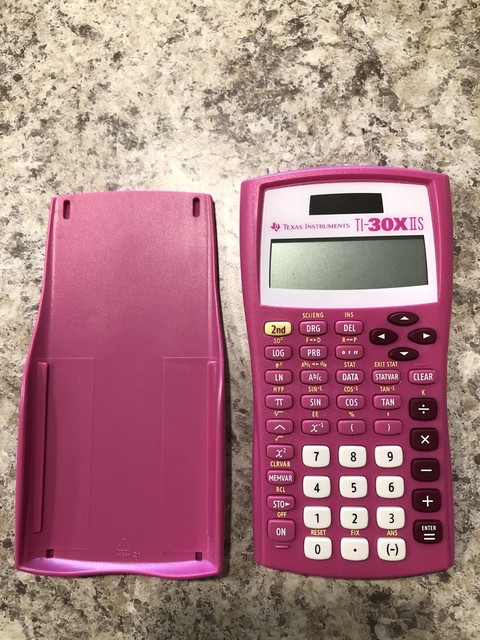 sharp pink calculator