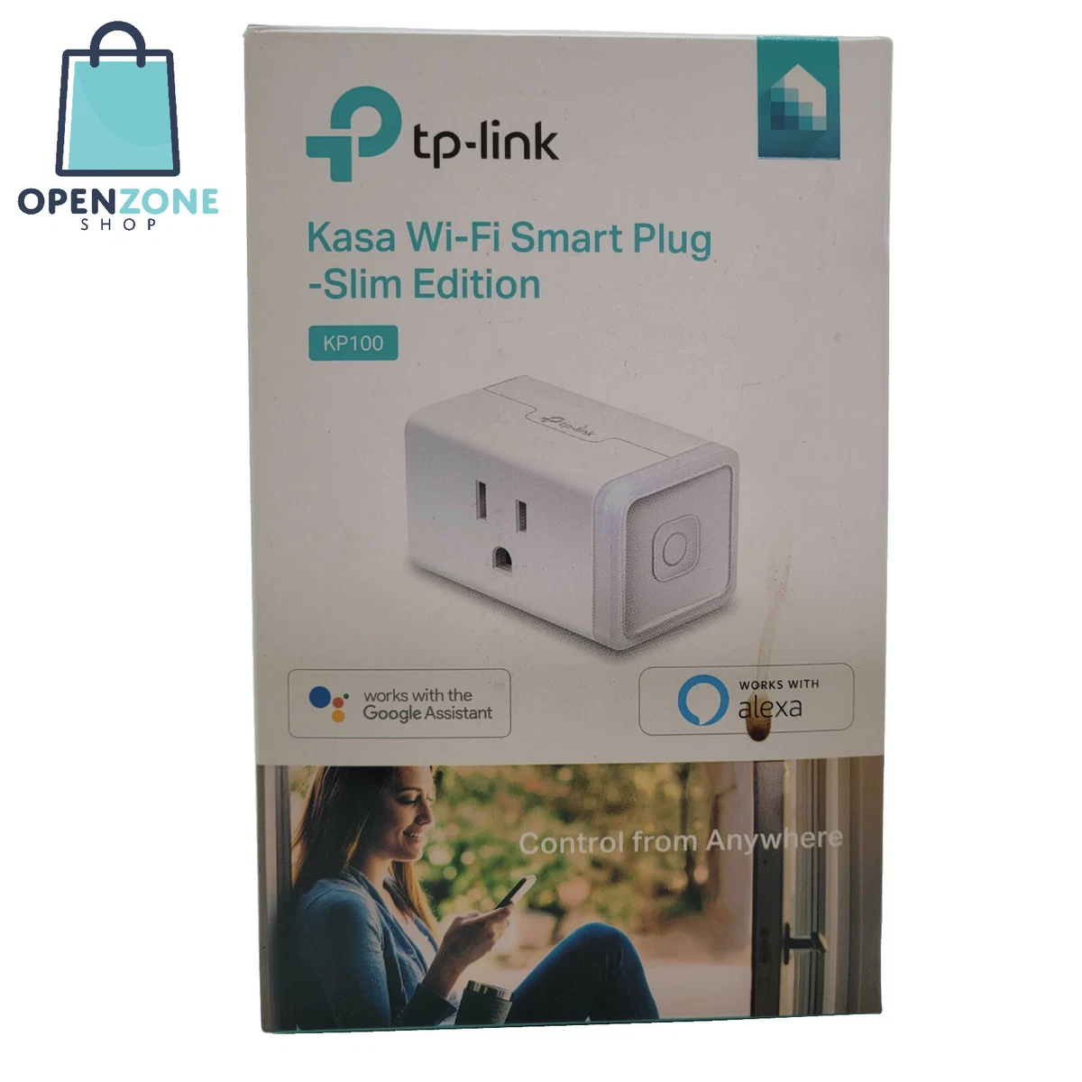 Kasa Smart WiFi Plug by TP-Link - Smart Plug, No Hub Required